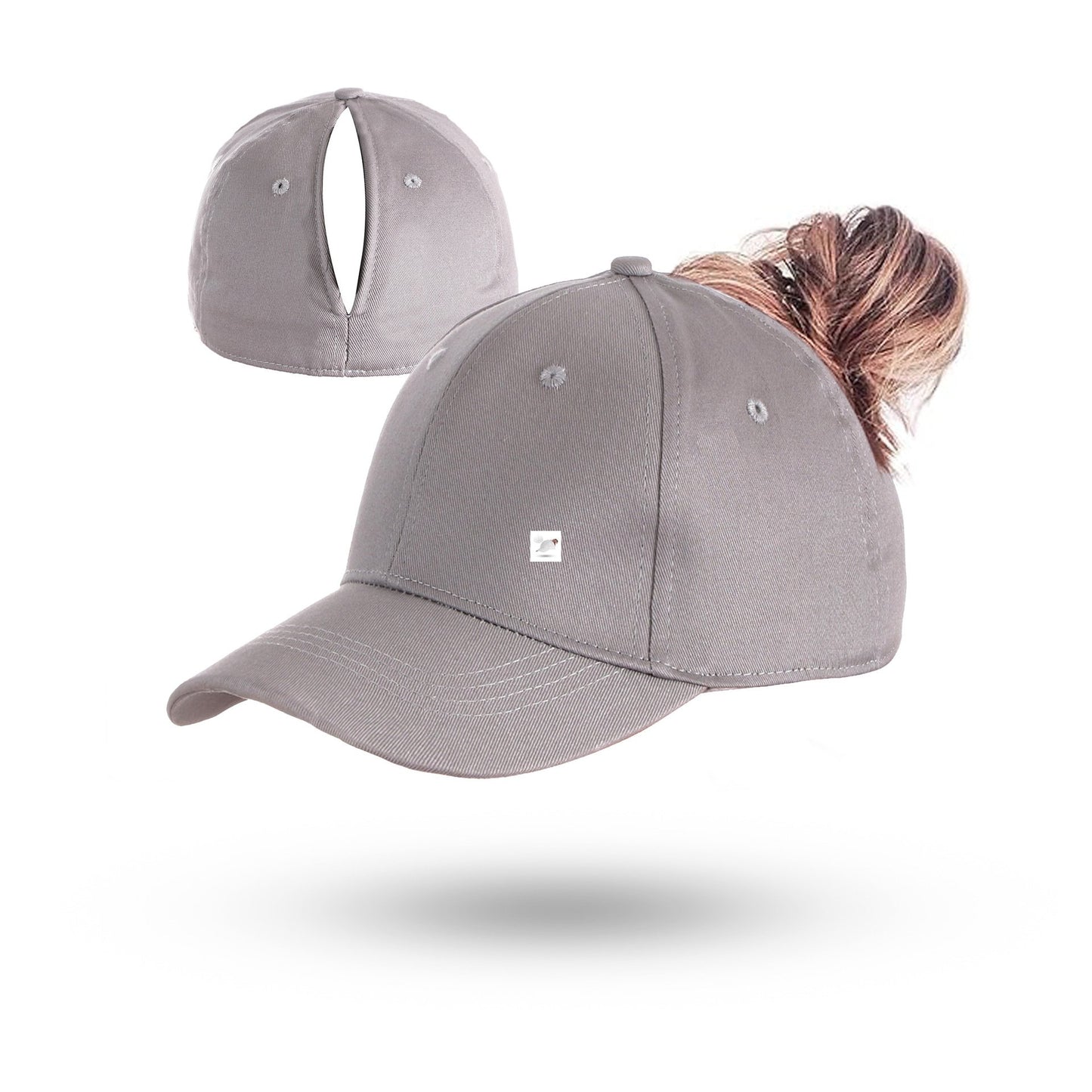 Ponytail Baseball Cap with Magnetic Closure