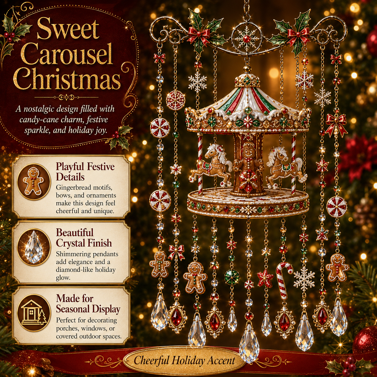 🎁LAST DAY — LIMITED TIME 50% OFF！Magical Christmas Wind Chime