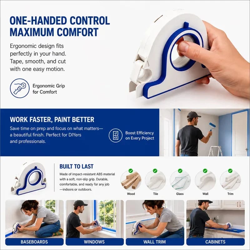 🛠️Highly efficient applicator for masking tape