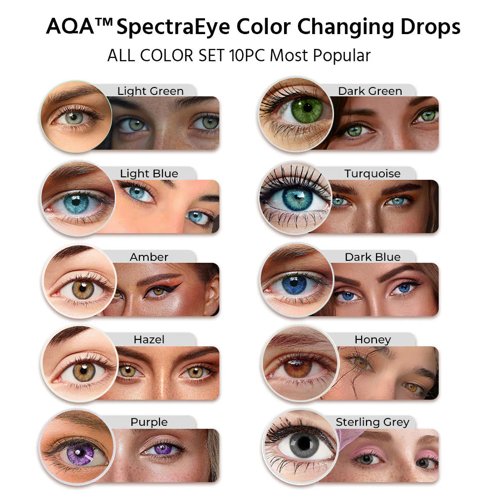 Contact lens care Colored eye drops