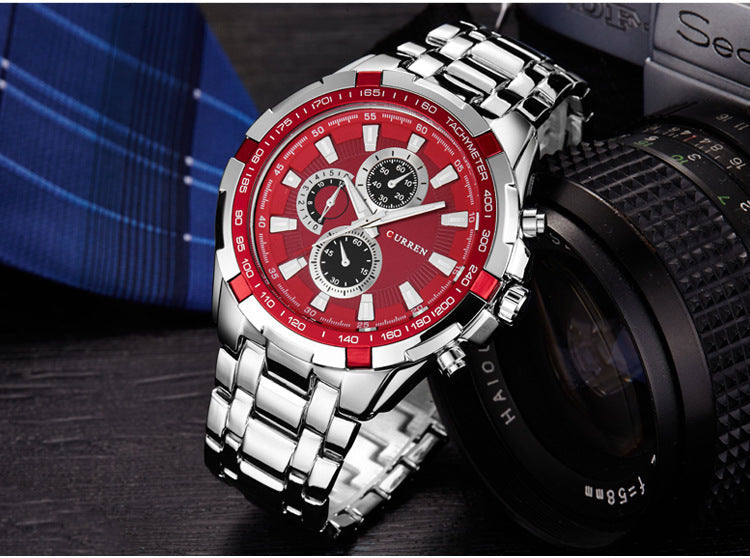 Waterproof quartz watch for men