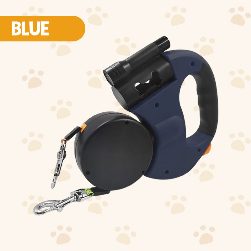 Dual-Head Retractable Dog Leash