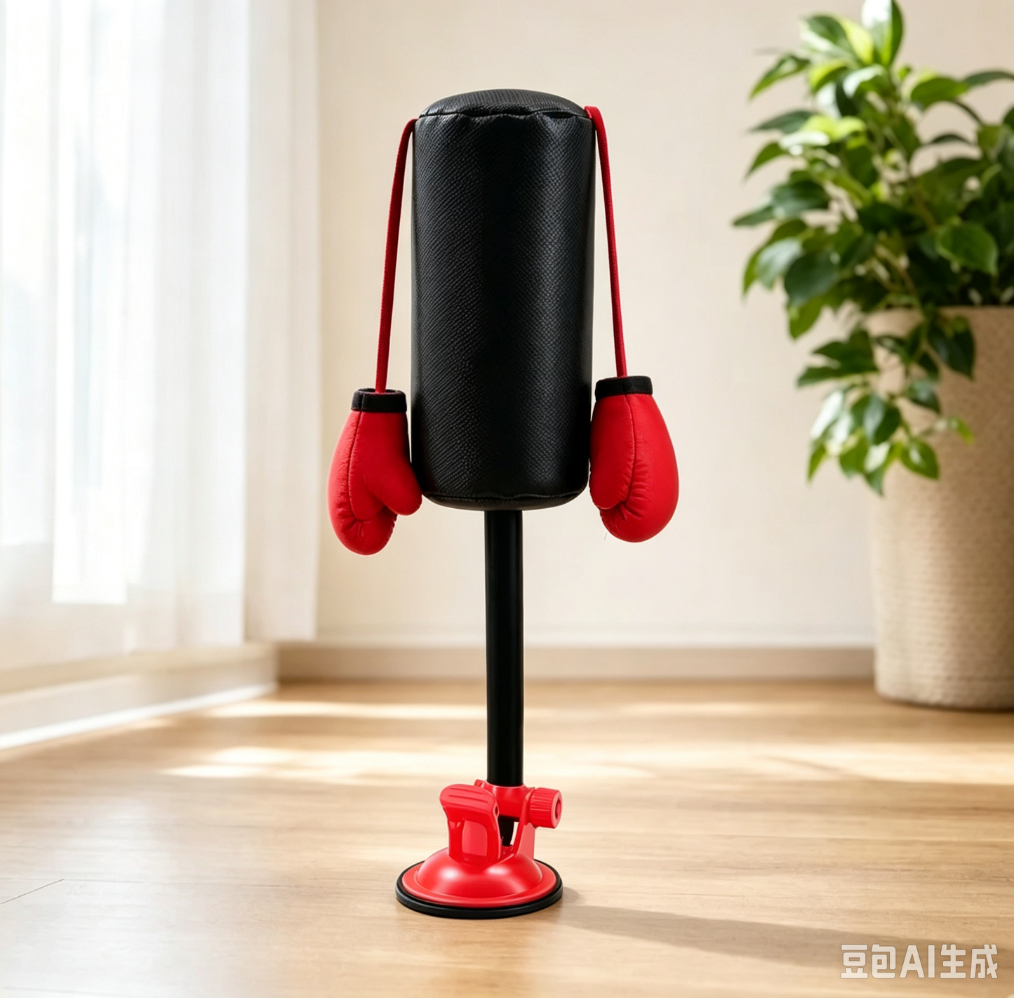 The Sparring Partner — Suction Cup Cat Boxing Toy
