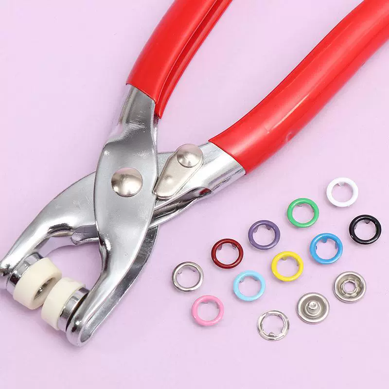 Colored Five-pronged Snap Fasteners
