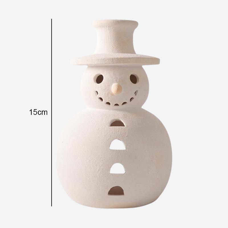 Terracotta Snowman