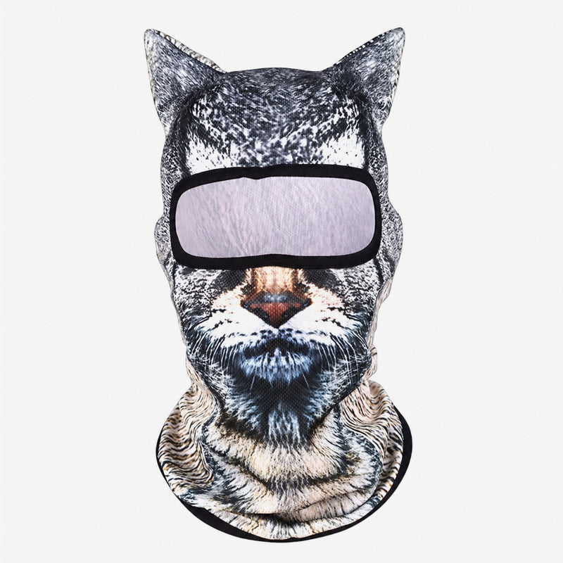 🐾 Playful Animal Print Face Cover