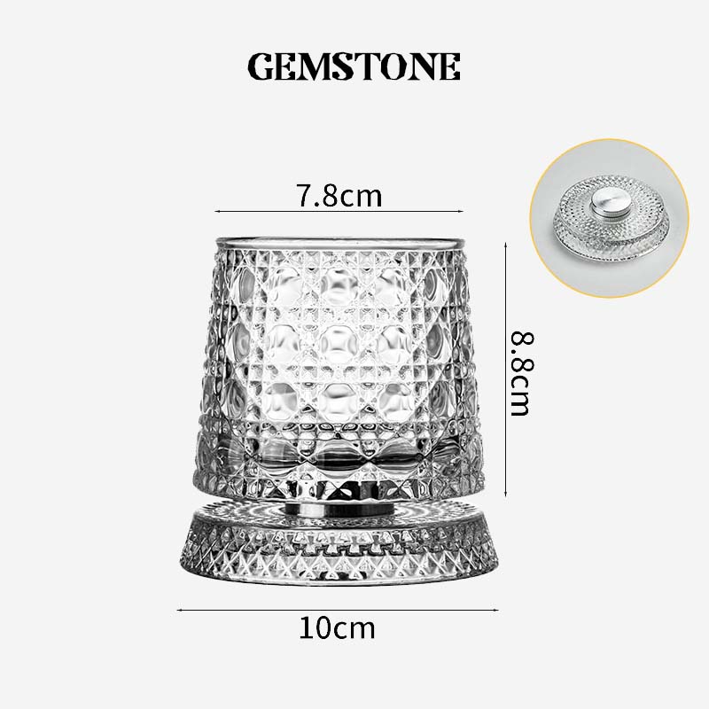 ✨Lyxig Roterande Whiskyglas · Crystal Spin Collection🍸
