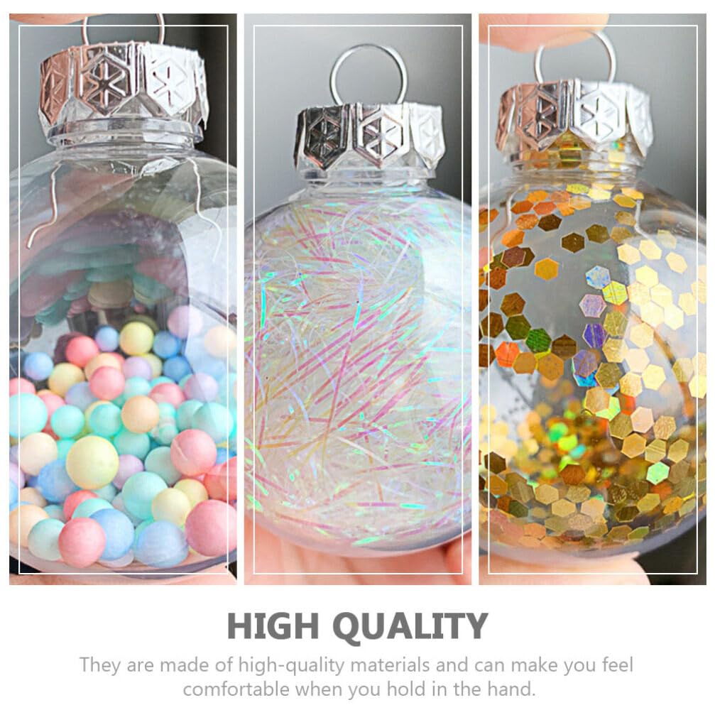 🎄 Clear Christmas Ornament Balls