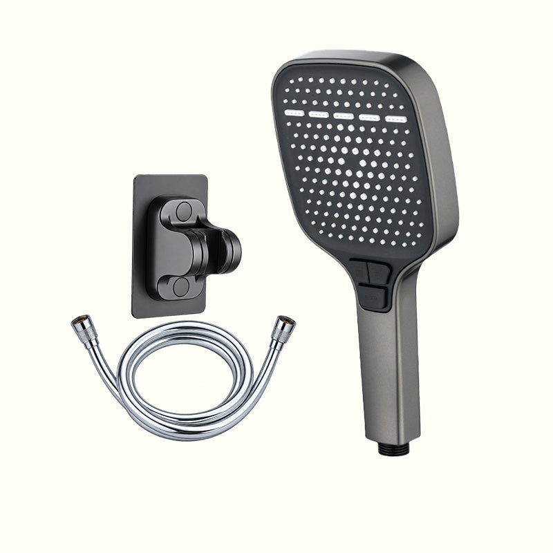 Square Air-Boosted Waterfall Handheld Shower Head 🚿