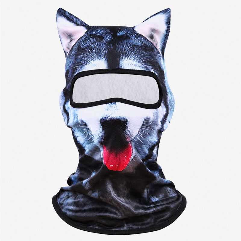 🐾 Playful Animal Print Face Cover