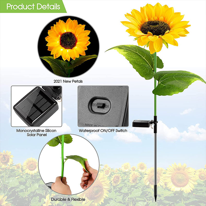 Sunflower Garden Lawn Lamp