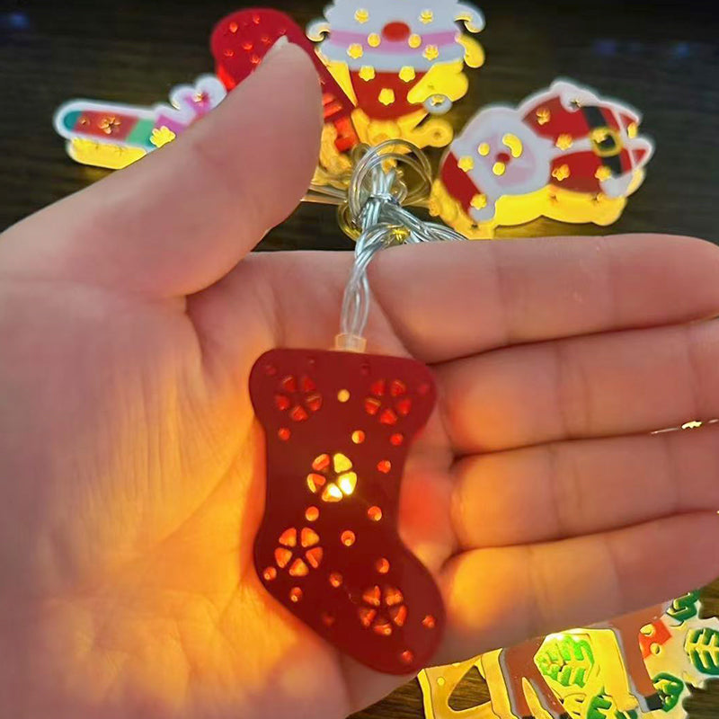 🎄 Christmas Led Iron Decorative Light String