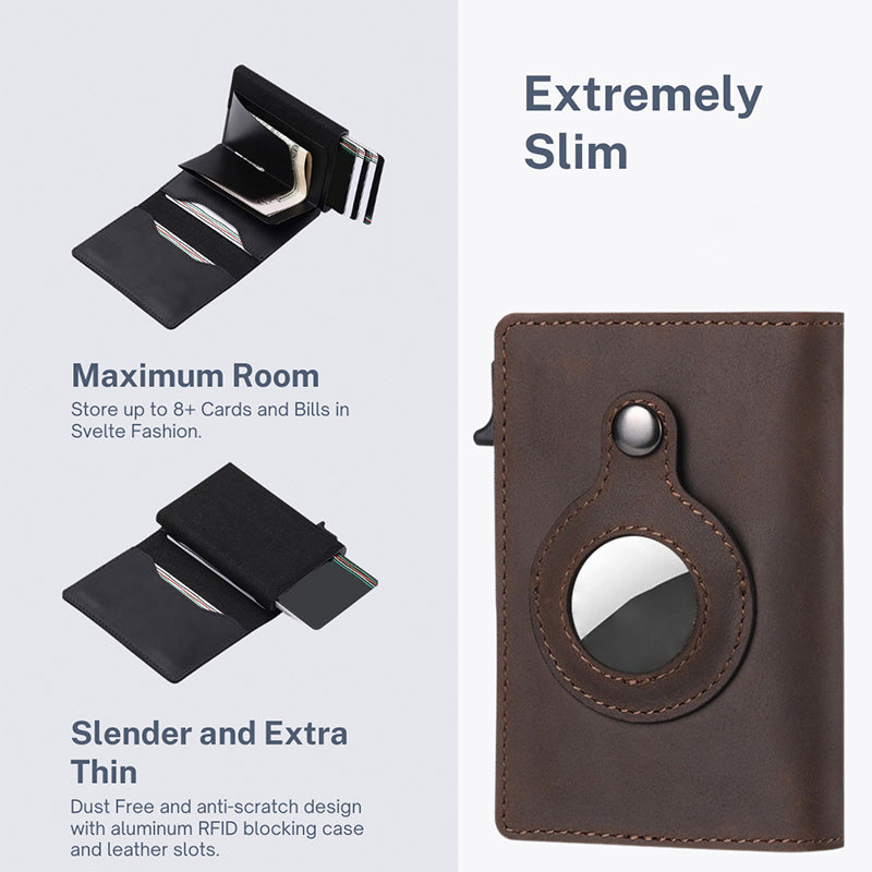 🔥Father's Day Hot Sale-Leather AirTag Wallet（Buy 2 Free Shipping）