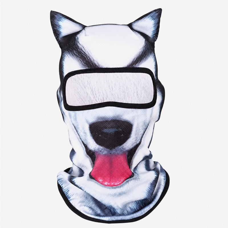 🐾 Playful Animal Print Face Cover