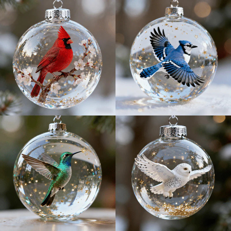 🔥2026 Wildlife Wonders Crystal glass ornament (3D)