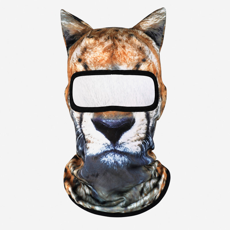 🐾 Playful Animal Print Face Cover