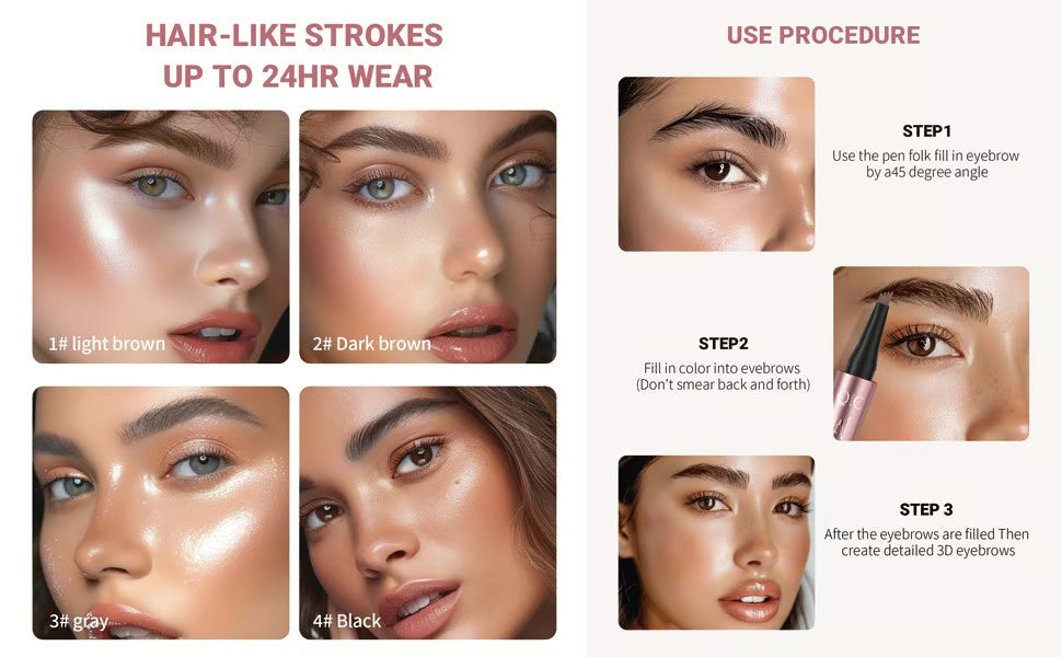 🎉BUY 1 GET 1 FREE🎁💝Waterproof Micro-Fork Eyebrow Pencil