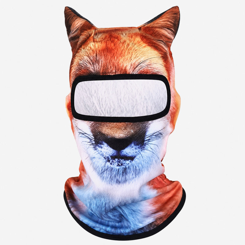 🐾 Playful Animal Print Face Cover