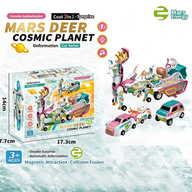 Magnetic Car Deer Dragon & Unicorn Toys