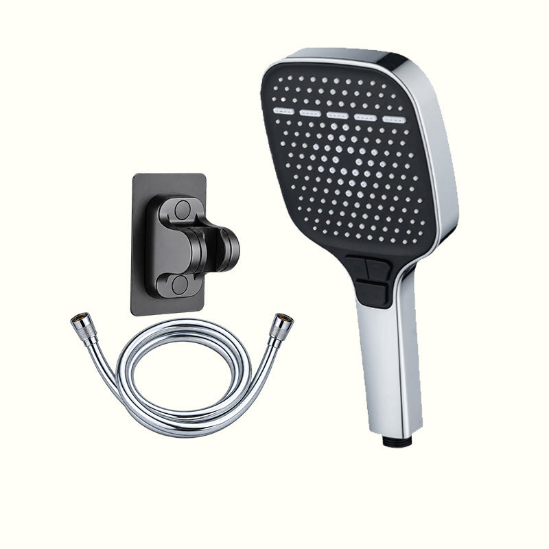 Square Air-Boosted Waterfall Handheld Shower Head 🚿