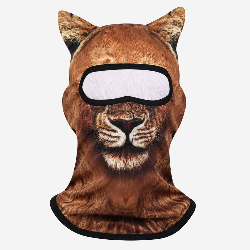 🐾 Playful Animal Print Face Cover