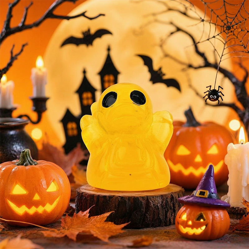 🎃🐤 Halloween Resin Mini Duckies — 12 Spooky Designs, 1‑Inch Tiny Decor