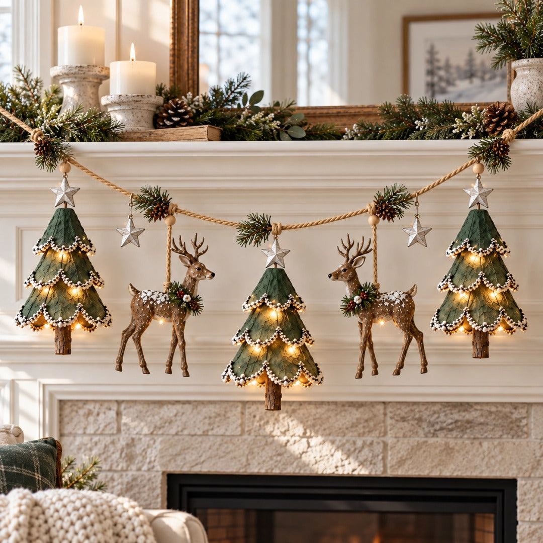 Woodland Christmas Garland