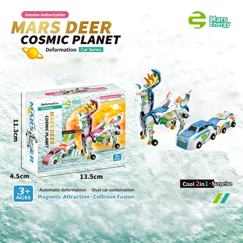 Magnetic Car Deer Dragon & Unicorn Toys
