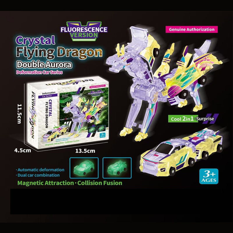 Magnetic Car Deer Dragon & Unicorn Toys