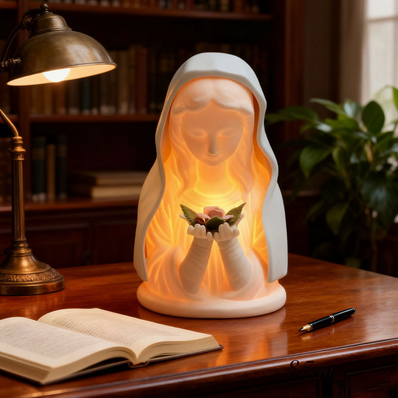 Night light for prayer from the Virgin Mary