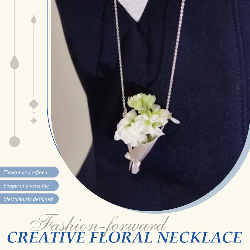 Stylish Creatively Designed Flower Necklace