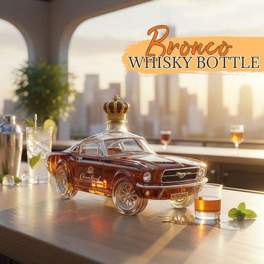 Bronco Whiskey Bottle