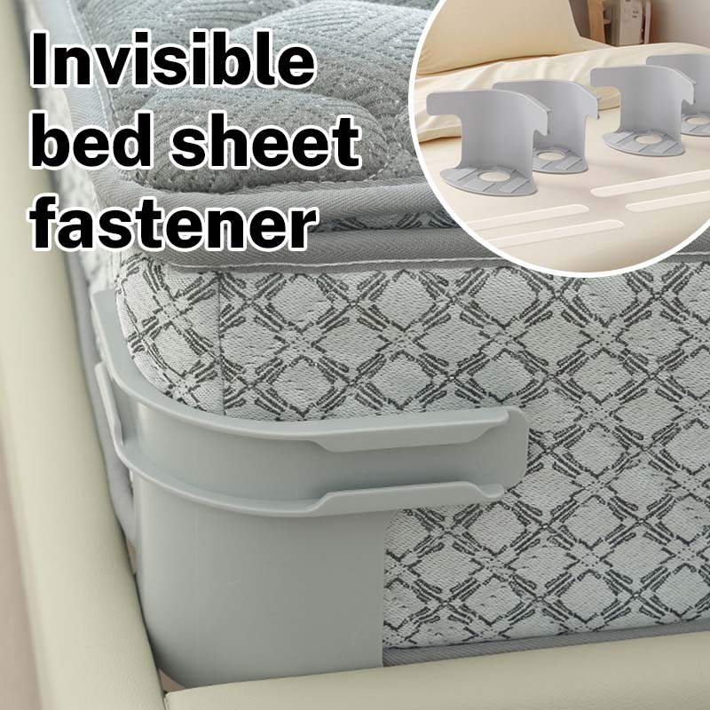 Invisible bed sheet fastener – Keep your bed sheets looking as good as new!/Invisible bed sheet fastener