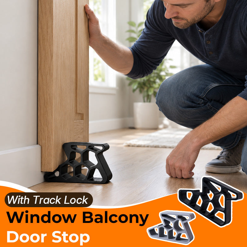 Window Balcony Door Stop With Track Lock
