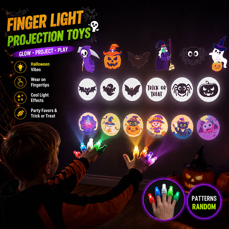 🎃 Halloween Projection Finger Light