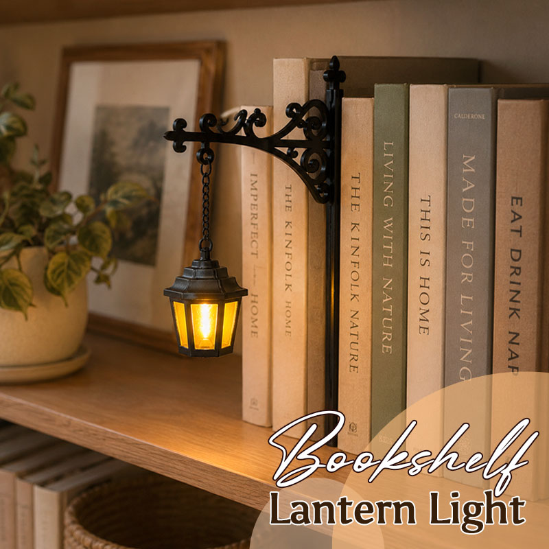 Bookshelf Lantern Light - Library Bookshelf Lighting Lantern