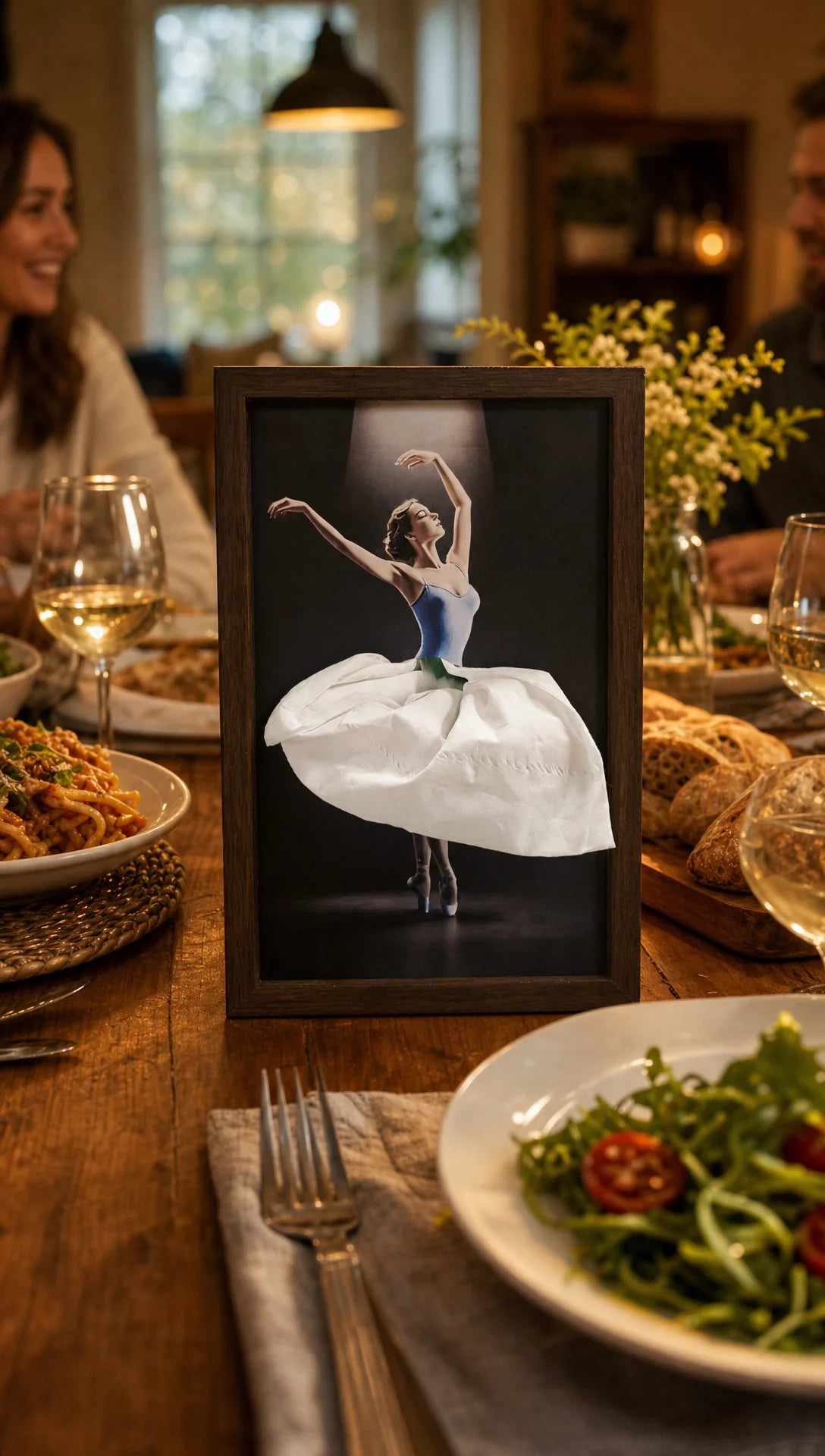 Ballet Dancer Tissue Box with Light