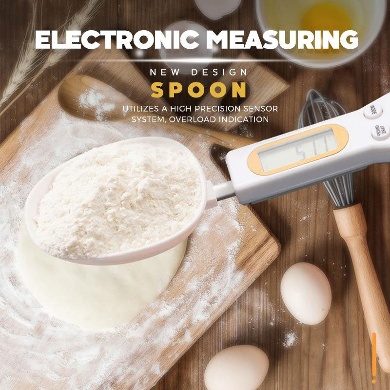 Electronic spoon with scales