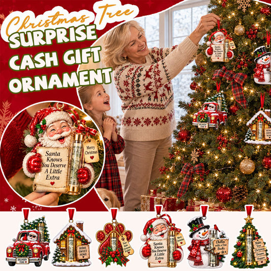 Surprise Red Envelope Christmas Tree Ornament