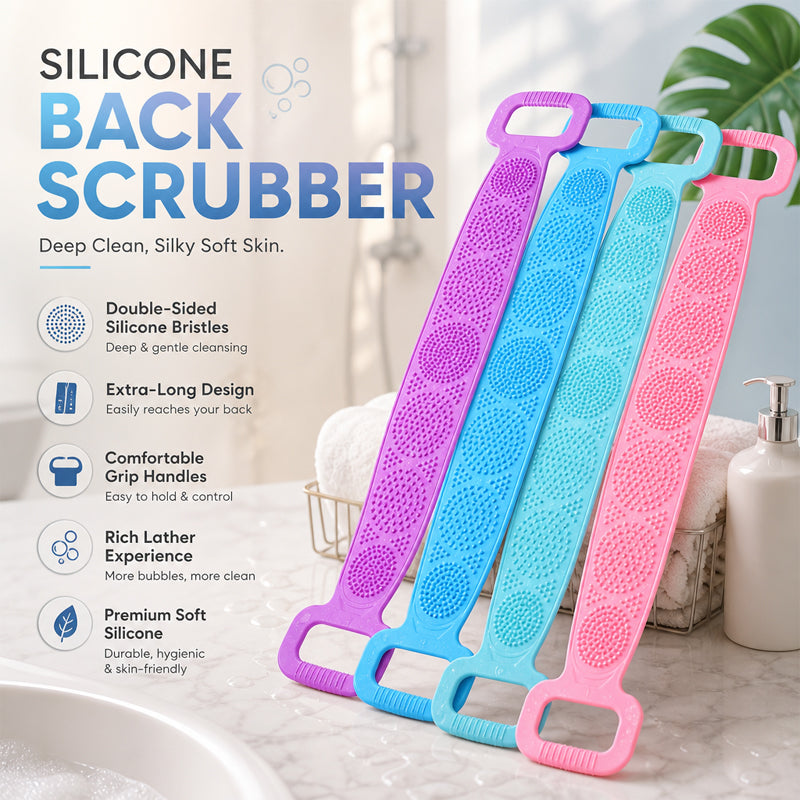 Silicone Back Scrubber for a Refreshing Clean