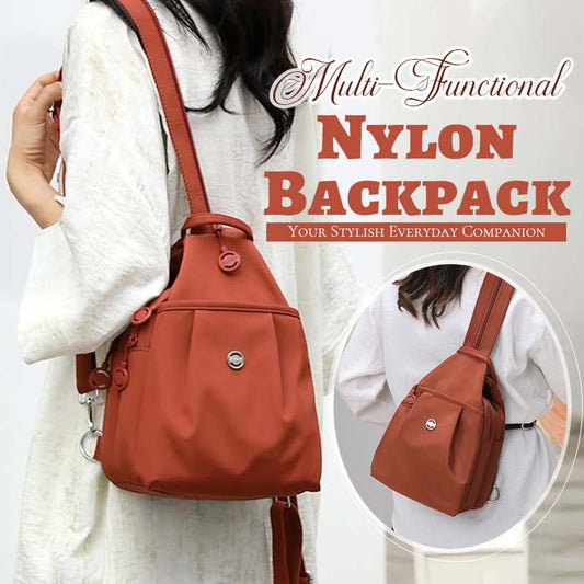 Multi-Functional Nylon Backpack