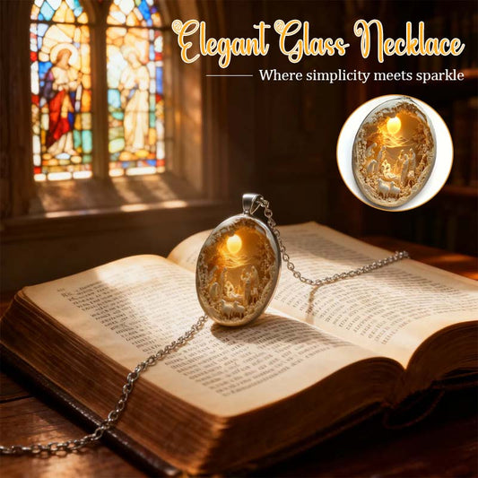 Elegant Glass Necklace