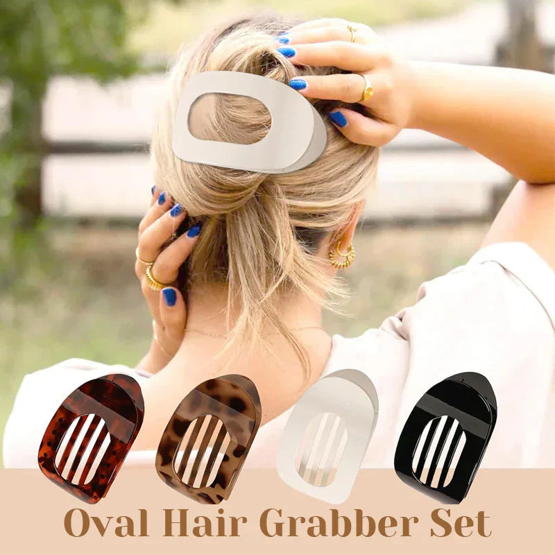 Oval Hair Gripper Set (4 pcs)