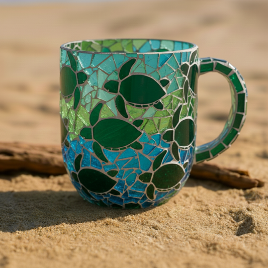 🌊Coastal Mosaic Mug Collection