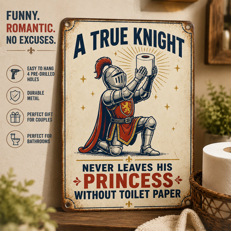 Funny Bathroom Sign - Remember to Replace the Toilet Paper