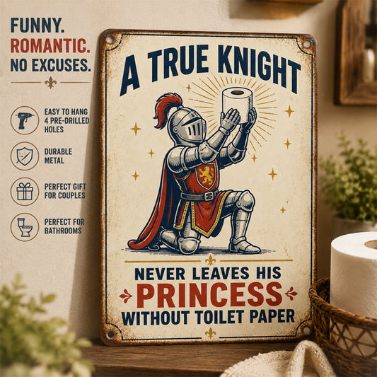 Funny Bathroom Sign - Remember to Replace the Toilet Paper