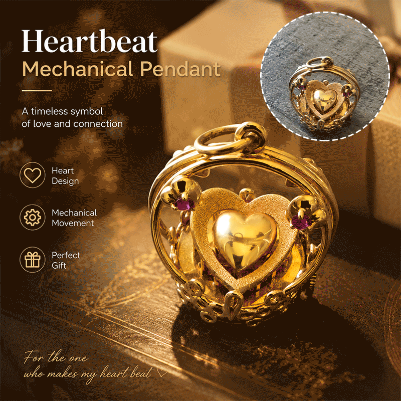 Heartbeat mechanical pendant