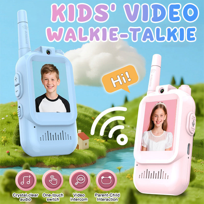 📹 Kids' Video Walkie Talkies – Live Video Chat & 3 Fun Voice Effects
