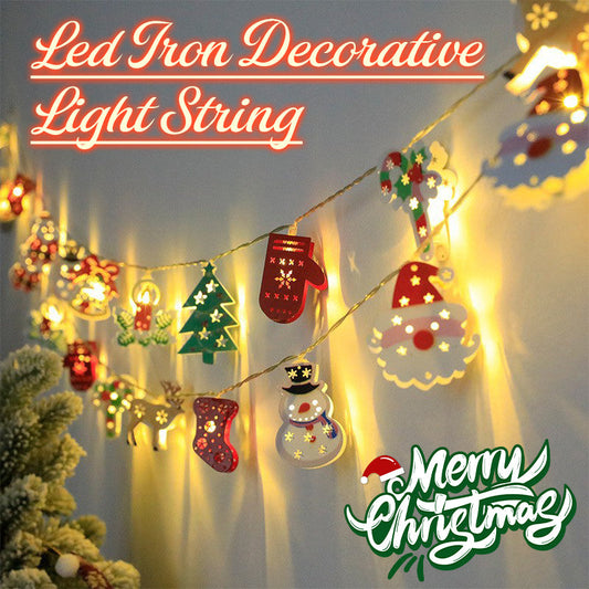 🎄 Christmas Led Iron Decorative Light String