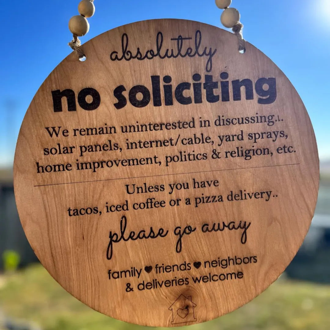 🔥Last Day 49% OFF🔥 Funny No Soliciting Sign